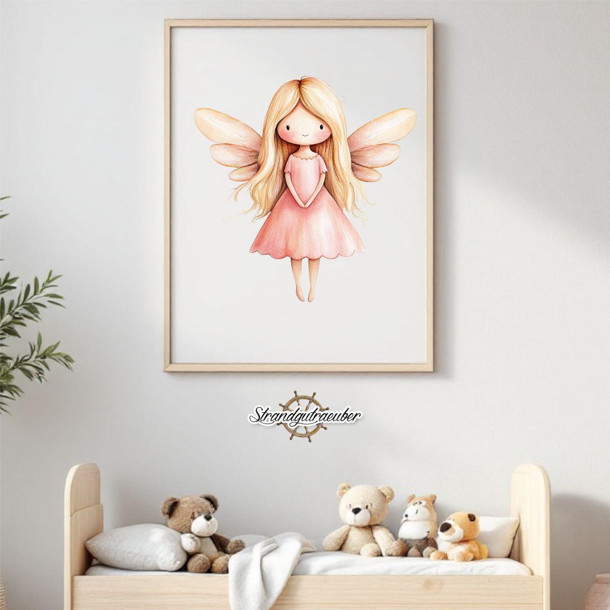 Buegelbild blonde Fee Buegelbild blonde Fee